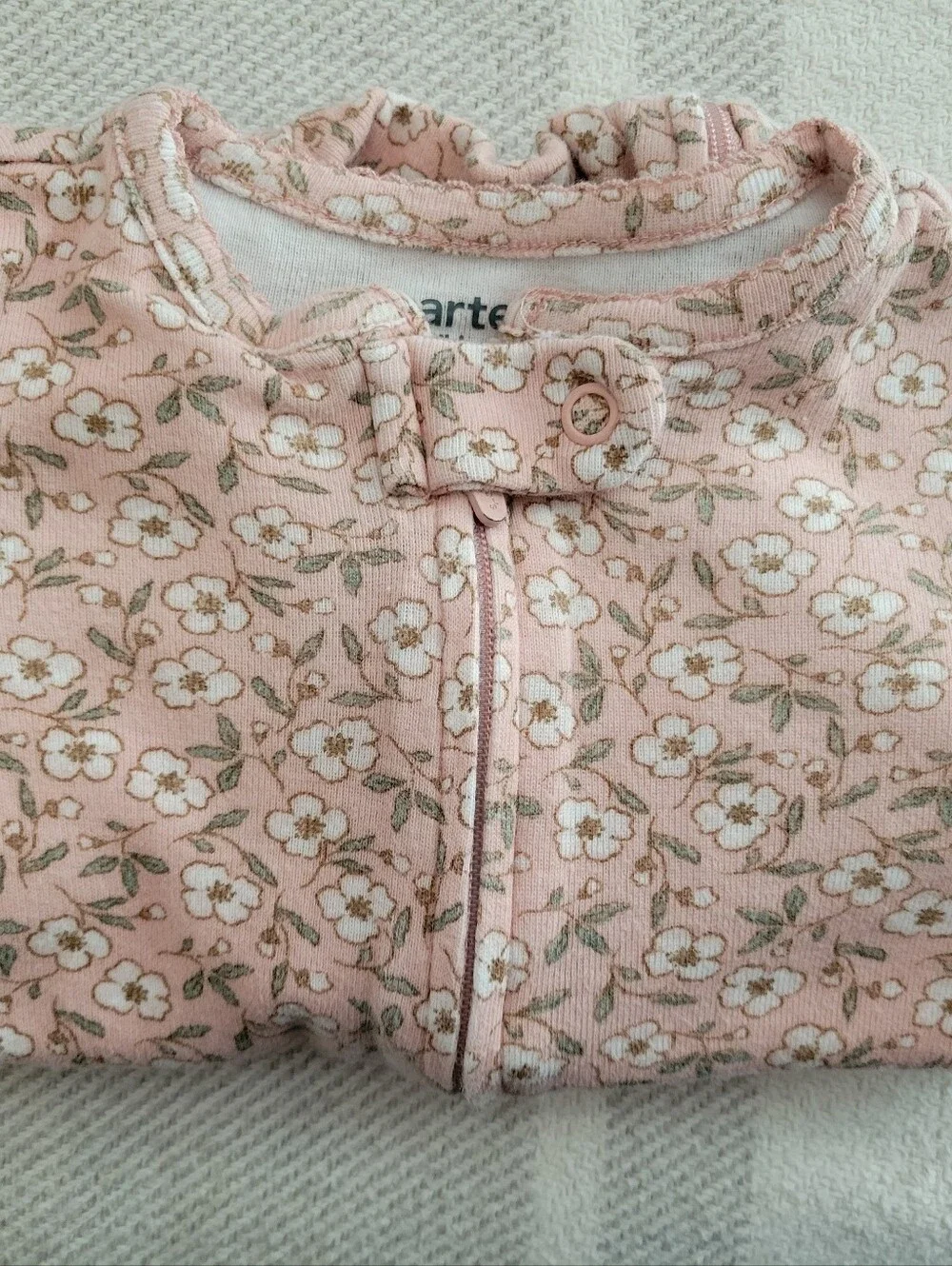 Lot Of 6 Footed Sleepers Pajamas Size 0-3 Months
